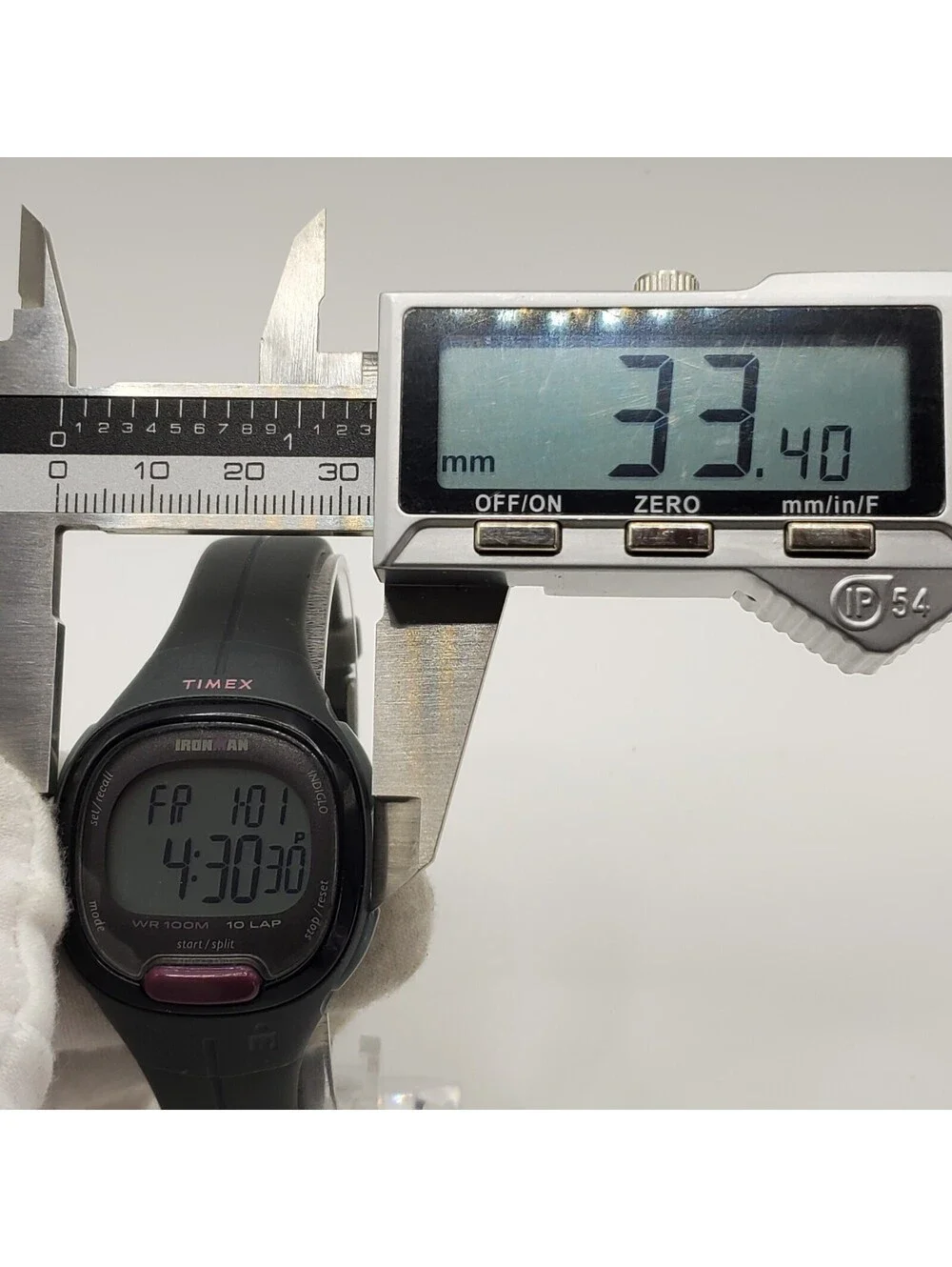 Timex Ironman Triathlon 10 Lap Digital Womens  Watch 33mm New Battery